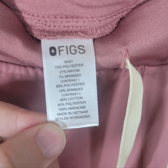 FIGS Pink Technical Collection Jogger Comfortable Scrubs Size XS - Picture 5 of 9